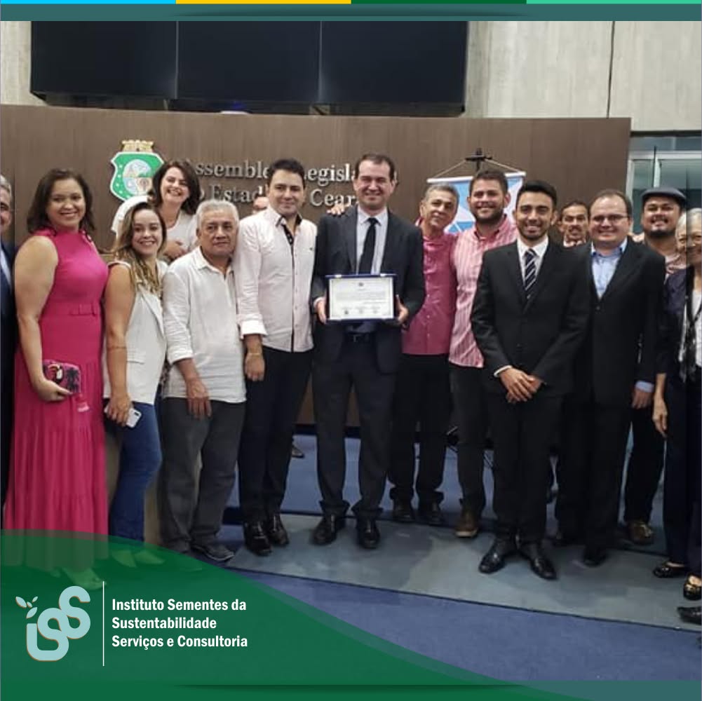 Premiação e homenagem institucional — acervo histórico do Instituto Sementes da Sustentabilidade