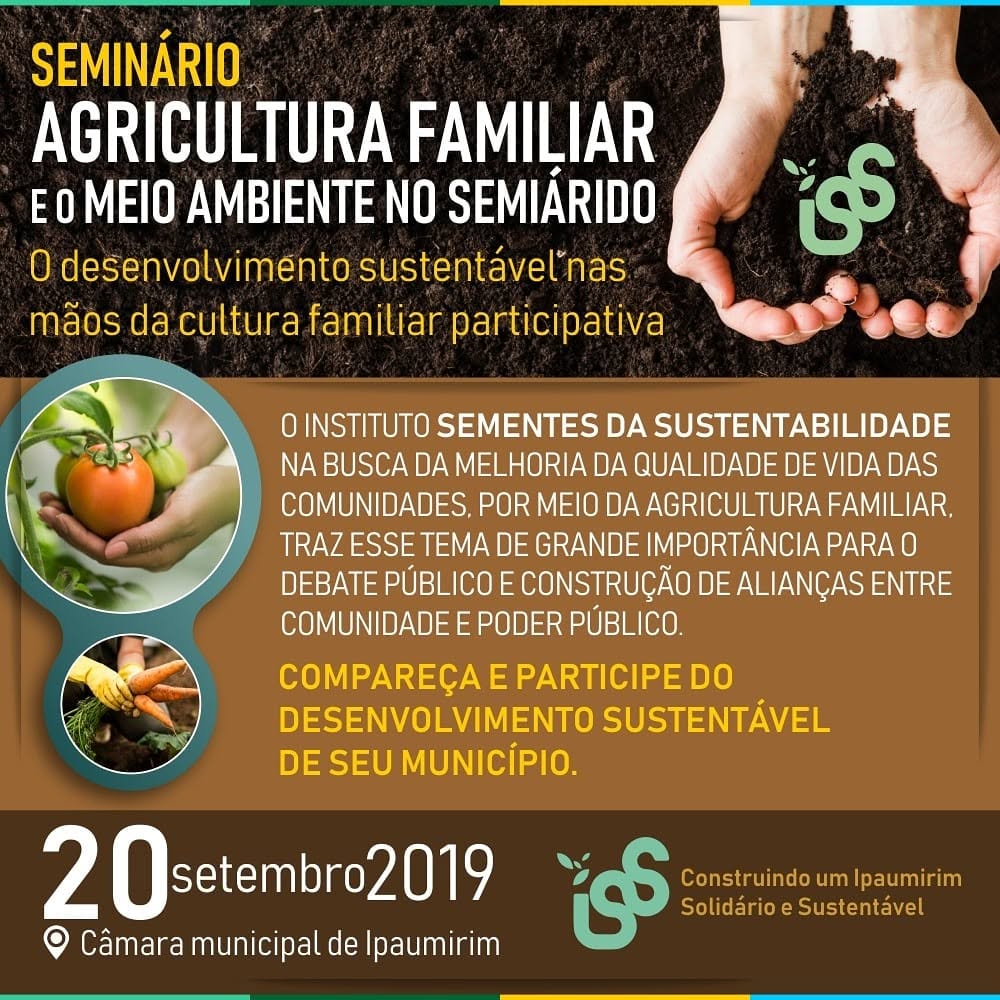 Seminário de Agricultura Familiar — acervo histórico do Instituto Sementes da Sustentabilidade